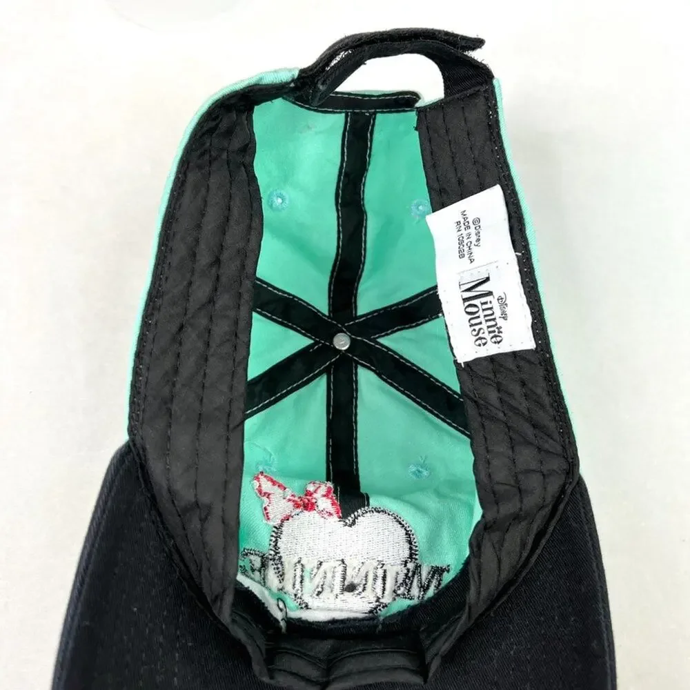 Disney Minnie Mouse Teal & Black Baseball Cap